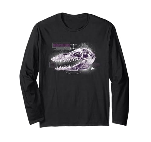 Mosasaurus T-shirt Longue Manche Jurassic World Fallen Kingdom pour Fan de Dinosaures