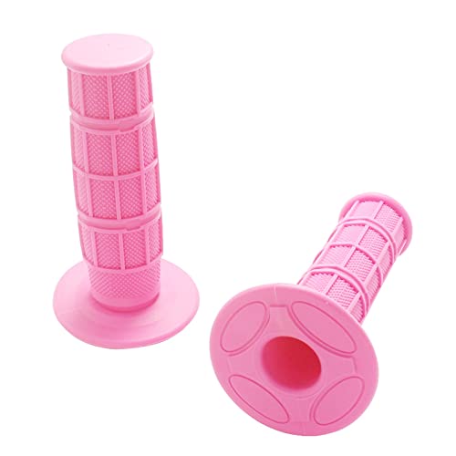7/8" Motorcycle Handle Grips Dirt Bike Motorcross 22Mm 24Mm Truster Grips Motorcycle Ergonomic Bar End Non Slip Grip Gel Gep Scooter Cruiser Racing Mountain, Pink #TOP1