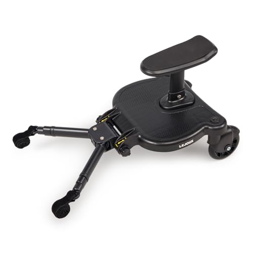 Buggy Board for Strollers – Universal Non-Slip Ride-On Platform for Toddlers | Adjustable and Durable Stroller Standing Board | Safe, Easy-to-Attach Stroller Accessory