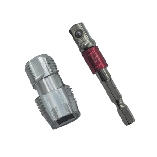 Versátil 1/2-pulgada y 3/4 pulgadas de tubo macho para el mecanizado de roscas con taladros eléctricos compatible con agua cortador de rosca interior abridor enhebrador