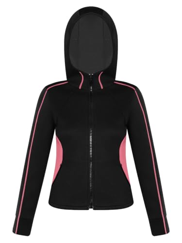 Chaqueta térmica para mujer TiaoBug con cierre completo, abrigo para exteriores