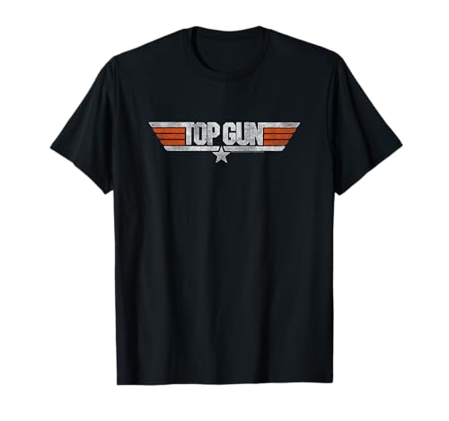 Top Gun Distressed Logo T-Shirt