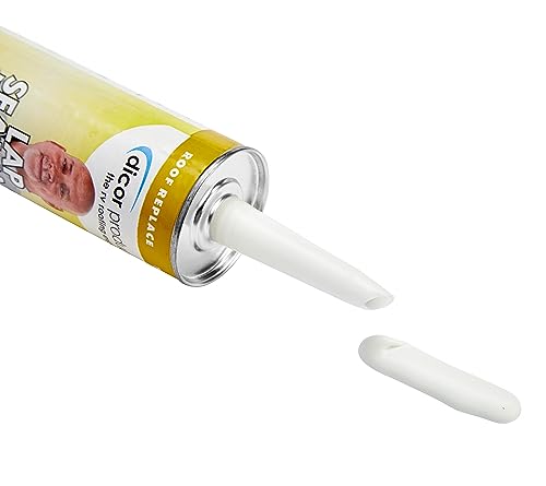 Image of Dicor 551LSW-1 Non-Sag Roof Lap Sealant - White, 10.3 oz. Tube for RV and Motorhome Roofs (Pack of 2)