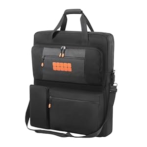 CRGANGZY Tragetasche for Solarpanel – kompatibel mit Jackery Solar Saga 100W & 200W, wasserdichte Oxford-Bag mit Schultergurt, gepolstert for Outdoor-Camping und Reisen