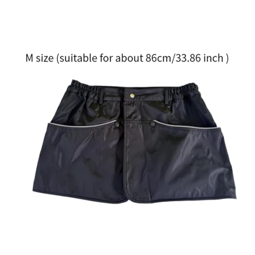 AWHAO Hundetraining Schürze mit Taschen wasserfeste robuste Hunde Handler Kleidung, Black M