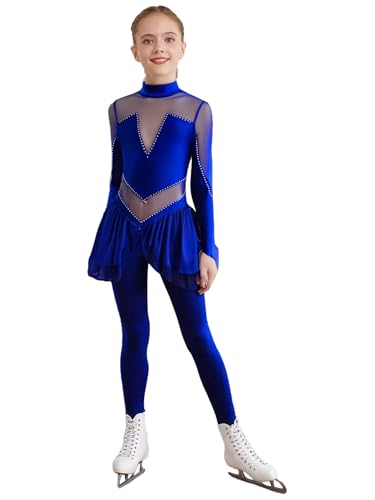 Justaucorps de danse ballet pour enfant à manches longues et robe de gymnastique