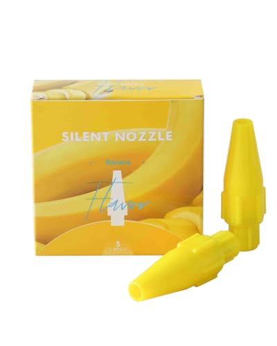 Rotass Banana Flavor Nozzle Silent Plastic Dispenser(3 Packs)