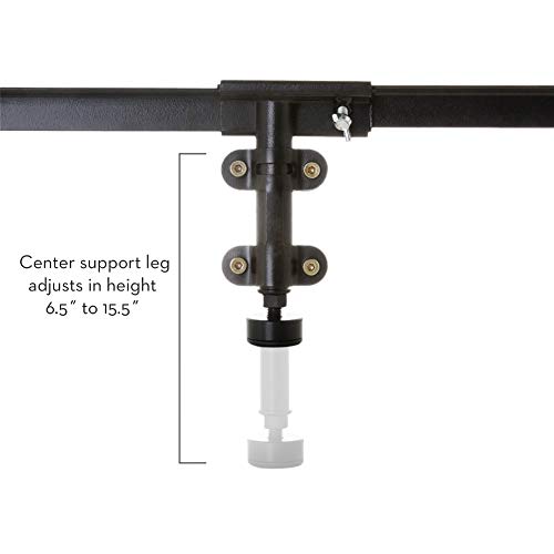 MALOUF Metal Bed Rail System with Center Support #TOP16