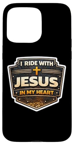 I Ride With Jesus In My Heart �_�[�g�o�C�N �I�[�g�o�C ���C�_�[ MX �X�}�z�P�[�X iPhone 15 Pro Max �p