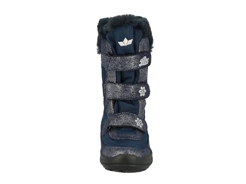 Lico Mary V Mädchen Schneestiefel, Marine/ Silber, 26 EU – Ansicht 3