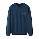 VFIIIOLPAA Business Loose Sweater Men Autumn Winter Soft Warm Men's Sweater Casual Pullover O -Neck Male Knitwear (Color: B, Size: XXXXX-Large) (A XXXXXXX)