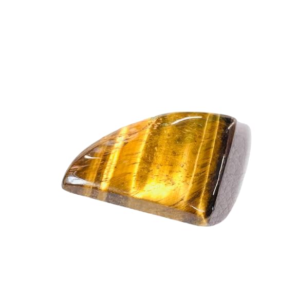 Gemme œil-de-tigre naturel de qualité supérieure 46x31mm