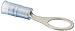 Nylon Insulated Ring Terminal, 16-14 Wire Size, 3/8" Stud Size, 0.59" Width, 1.161" Length