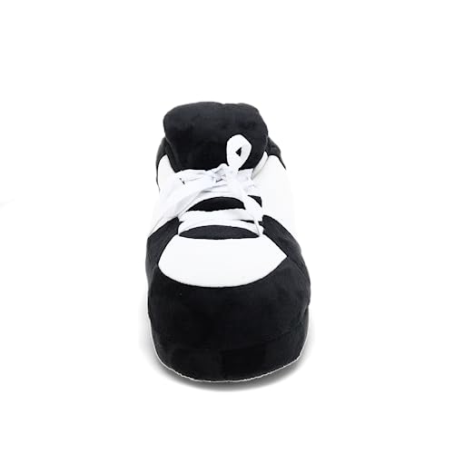 Image of Happy Feet Slippers Standard Sneaker Slippers for Men, Women, and Kids - Women Shoes, Gifts for Women, As Seen on Shark Tank - Classy Oversized House Slippers for Women with Non-Slip Rubber Soles
