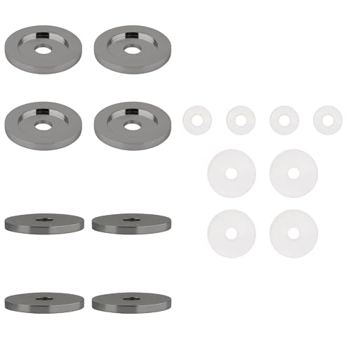 CRL Chrome Replacement Washers for Back-To Back Solid Pull Handles - Set
