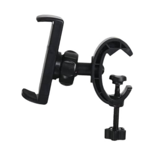 Image of Mic Stand Phone Holder Extension Clamp Microphone Arm Mount Clamp for Riding