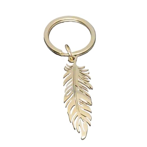 Porte-clés voiture haut de gamme avec son pendentif plume