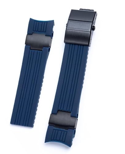 Bracelet montre étanche en caoutchouc pour Ulysse Nardin Diver