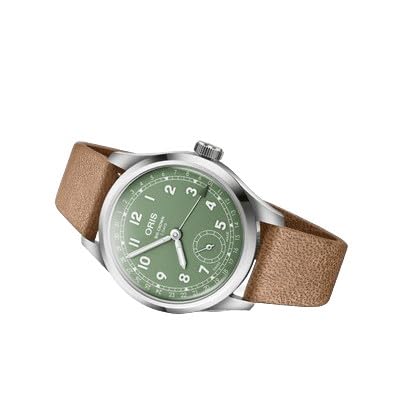 ORIS(�I���X) �r�b�O�N���E���|�C���^�[�f�C�g�L�����o�[403 40mm Big Crown Pointer Date �����Y �r���v �E�H�b�` �������� �v�x���g �O���[�������� 01 403 7799 4067-07 6 20 09FC �������K�i