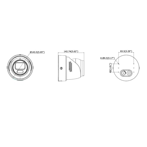 Caméra de Sécurité IP Hikvision Pro Turret ColorVu PoE 4MP 2.8mm Extérieure IP67 DS 2CD2H47G3 LIZS2UY/ RB - vue 6