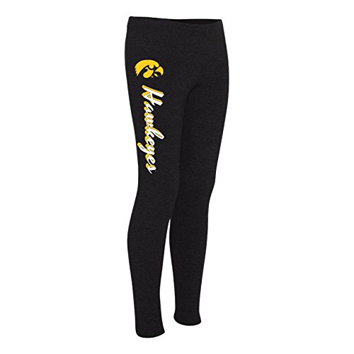 UGP Campus Apparel NCAA Mascot Script Leggings,Women's Blue Skinny Flat Front Stretchable Football Leggings,Size M(Waist 30)
