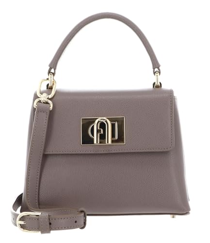 Furla 1927 Mini Top Handle Bag Go to product viewer dialog for this item. : el bolso de noche en cuero stucco gray que define tu elegancia