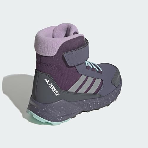 adidas Mixte Enfant Terrex Trailmaker 2 High Climawarm+ Kids, Aurora Plum/Matte Silver/Semi Flash Aqua, 31 EU