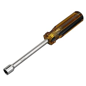 Antrader 8mm Socket Wrench Screwdriver, High-carbon Steel Hex Nut Driver Non-Magnetic Tip Carburetor Adjustment Tool with 93mm Shaft
