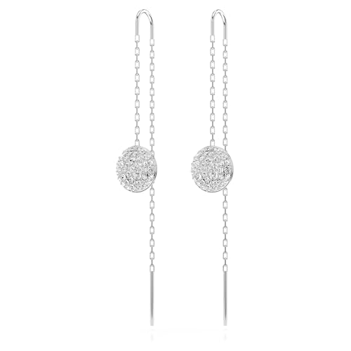 Swarovski Meteora Earrings Collection, Meteor Inspired Design with Snow Pavé of Clear Round Crystals3