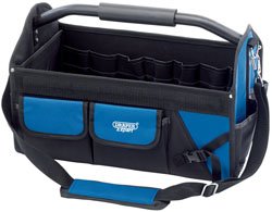 Draper 31595 24in/600mm Heavy Duty Folding Tote Hand & Power Tool Bag/Carry Case