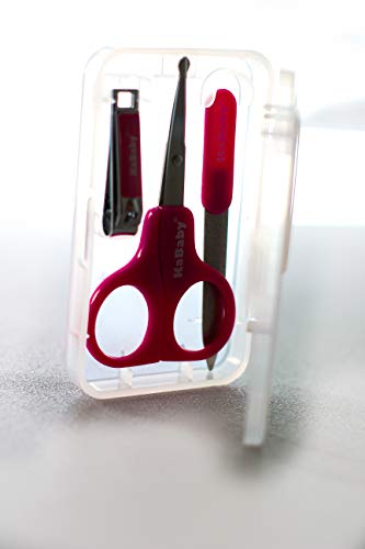 KaBaby Kit Manicure Com Estojo Rosa