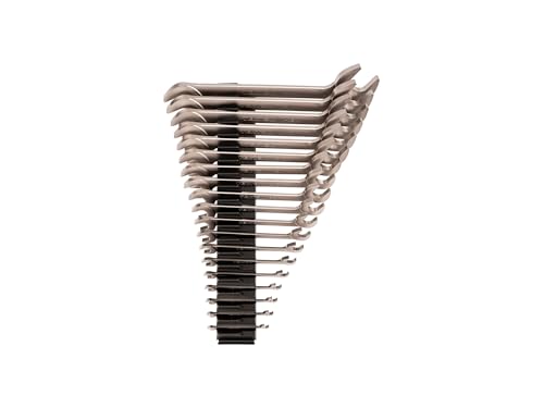 TEKTON Angle Head Open End Wrench Set with Modular Wrench Organizer, 19-Piece (1/4-1-1/4 in.) | WAE91503 | Made in USA by TEKTON - Used condition - US$288.21