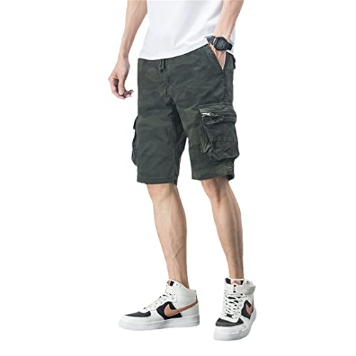Short cargo camouflage homme Armyen8 M avec poches latérales streetwear