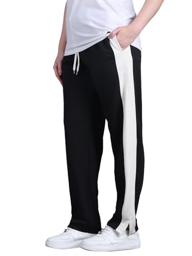 Image of Mack Jonney Colorblock| Relaxed Fit | Cotton Trackpant for Women-M53