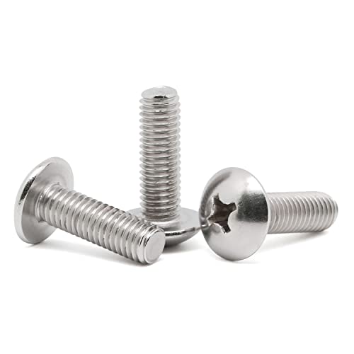Mewudecor #8-32 X 1/2 Inch Truss Head Machine Screws, 304 Stainless Steel 18-8 cover