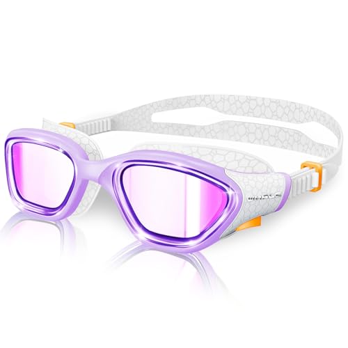 Image of Whale Swim Goggles Polarized Anti-Fog Lenses, Unisex | 100% UV Protection | Anti-Fog Goggles High Definition, Wide-Angle View