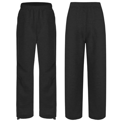 Loyan Jogger Pants for Boys Girls Athletic Workout Elastic Waistband Active Sweatpants Jogging Bottoms
