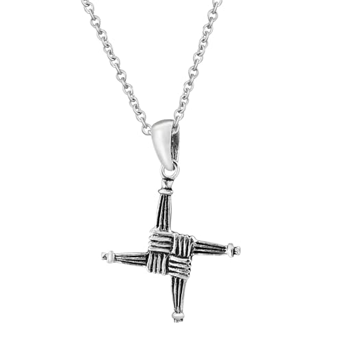 AeraVida Saint Brigid Cross Necklace