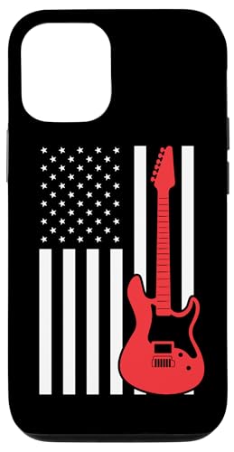 USA�M�^���X�g �A�����J���� �����I�ȃM�^�[�v���[���[�o���h �X�}�z�P�[�X iPhone 12/12 Pro �p