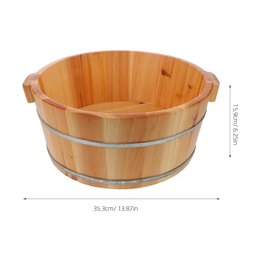 Balde de Madera para Spa de Pies Didiseaon miniatura 4