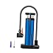 CAQYPVH Bike Floor Pump Portable Inflator Pump for Bikes Swimming Rings Motorcycles, Blue