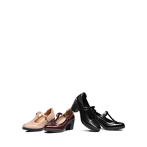 Dream Pairs Women'S Classic Oxfords T-Strap Mary Jane Dress Shoes thumb #6