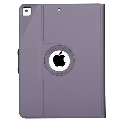 Image of Targus VersaVu Apple iPad (8th and 7th gen) 10.2-inch, iPad Air 10.5-inch, and iPad Pro 10.5-inch, Slim Lightweight Smart Shell Stand, Shock Proof, Audio Boost, Secure Closure, Violet (THZ86307GL)