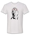 Mr. Miyagi, Karate Kid - White, Adult Unisex T-Shirt (X-Large)