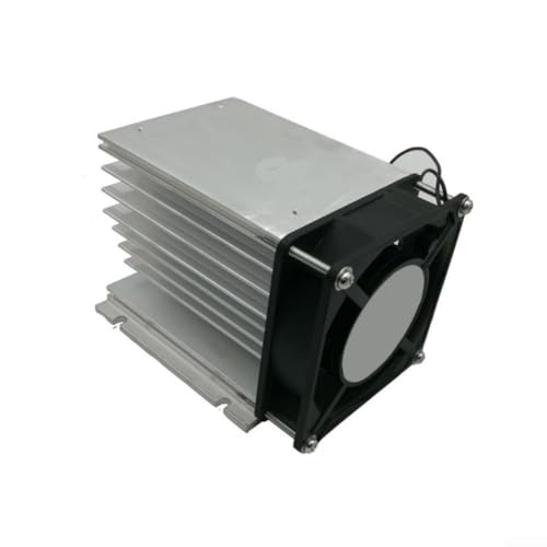 [Struttura in alluminio per una dissipazione affidabile] Il corpo in alluminio solido e il layout delle alette aumentano l'area per un trasferimento efficiente del calore, aiutando a mantenere i relè a stato solido collegati più freschi durante i cicli pesanti.