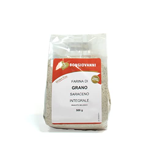 BONGIOVANNI FARINE E BONTA' NATURALI Farina di Grano Saraceno Integrale BIO, Senza glutine - Formato da 500g