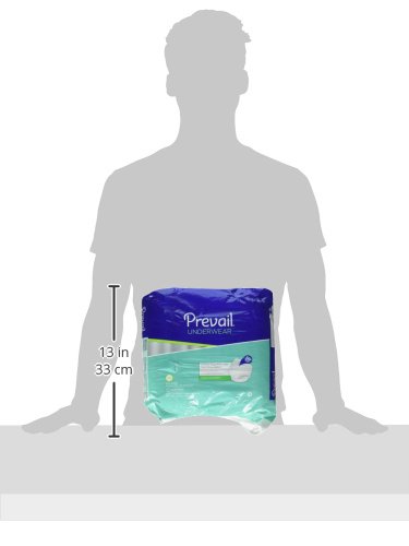 First Quality Female Adult Absorbent Underwear Prevail Daily Underwear Pull On With Tear Away Seams 2X-Large Disp, White 12 Count #TOP2