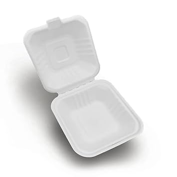 Bento Box for Mini Cakes/Mini Cakes Box/Lunch Box Cake Box for Home Bakers Lunch Box 6x6x4inch 100% Biodegradeable (10)