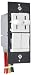 Pass&Seymour LSDC163PWV Dual Control Slide Preset Single Pole Dimmer, White