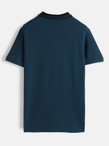 Image of WROGN Men's 100% Cotton Polo T-Shirt | Solid Style | Slim Fit